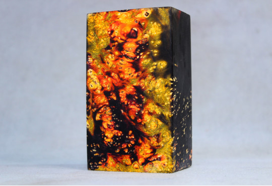 Stabilized Maple Burl Wood Mod Block